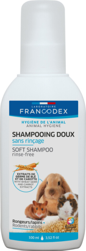 Francodex Šampon jemný bezoplachový pro hlodavce 100 ml