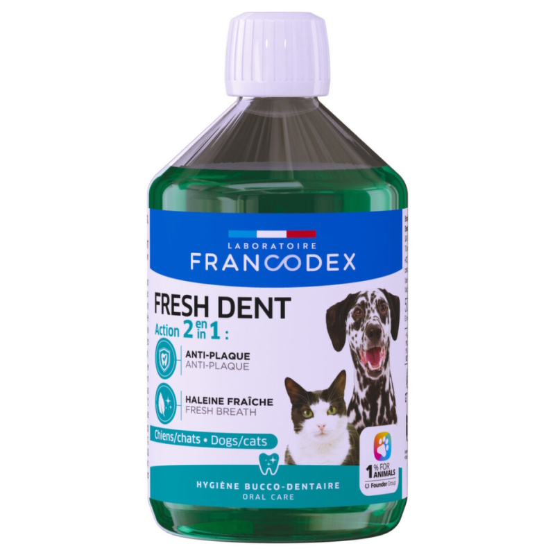 Francodex Fresh Dent 2v1 pro psy a kočky  500ml
