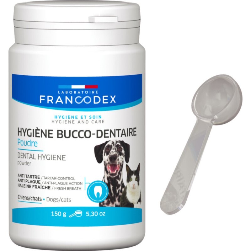 Francodex Pudr dentální pes, kočka NEW 150g