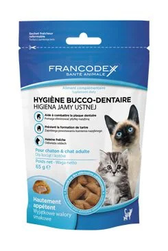 Francodex Pochoutka Breath Dental kočka  65g