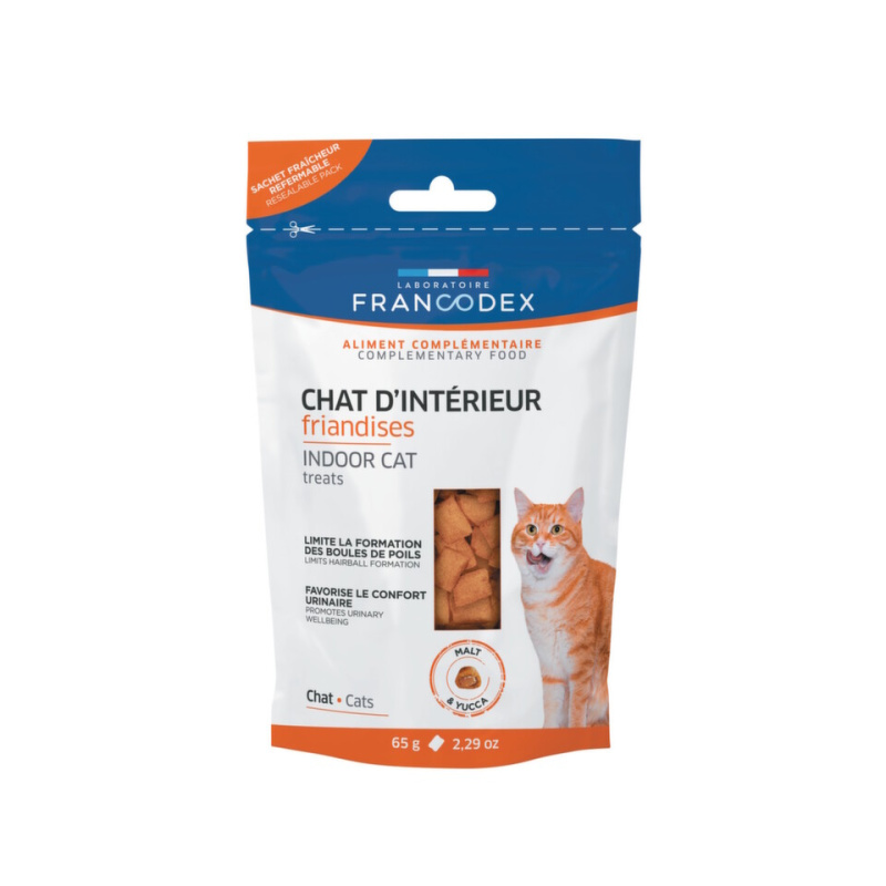 Francodex Pochoutka Indoor kočka  65g