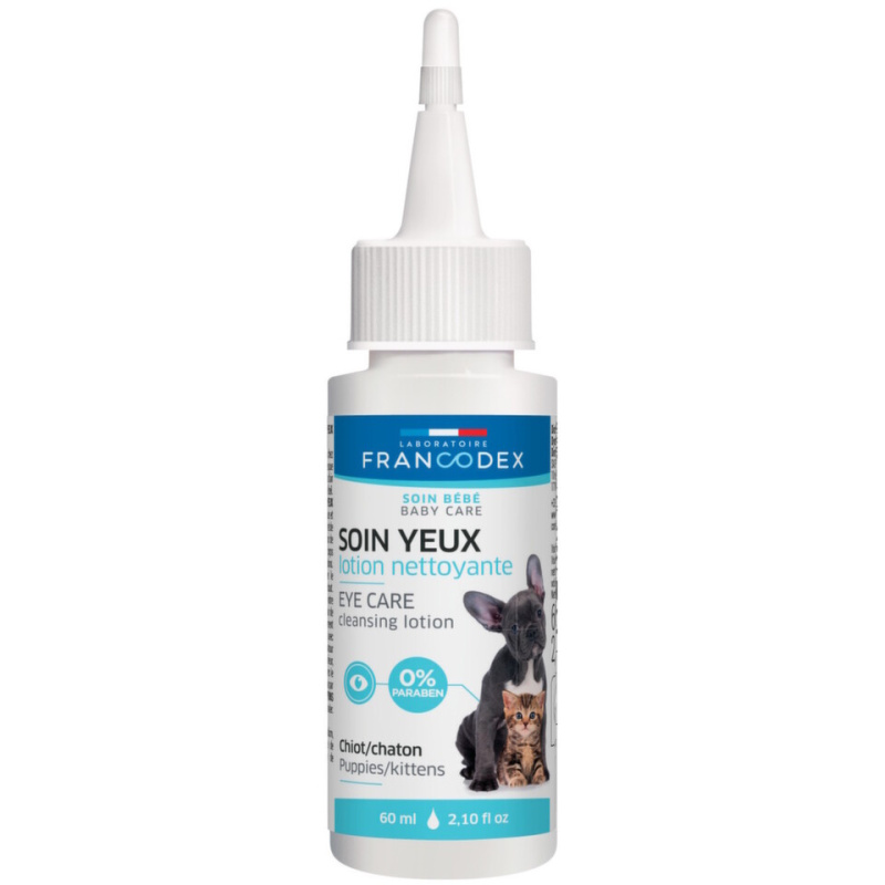 Francodex Roztok čistící na oči štěně, kotě  60ml