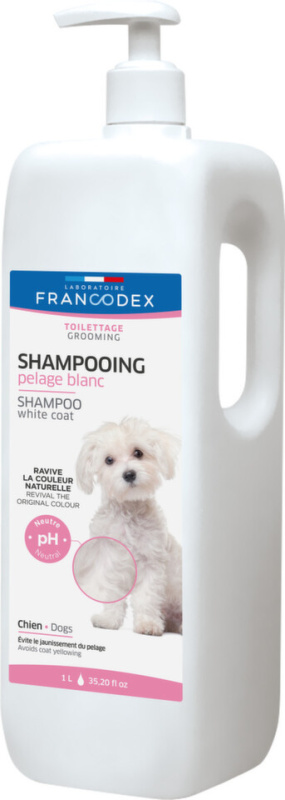 Francodex Šampon bílá srst pes  1L