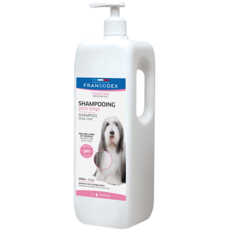 Francodex Šampon dlouhá srst pes  1L