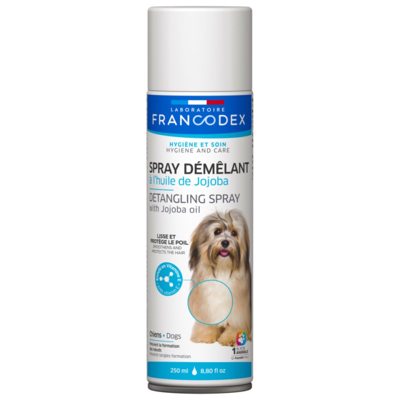 Francodex Rozčesávací sprej s jojobovým olejem  250ml