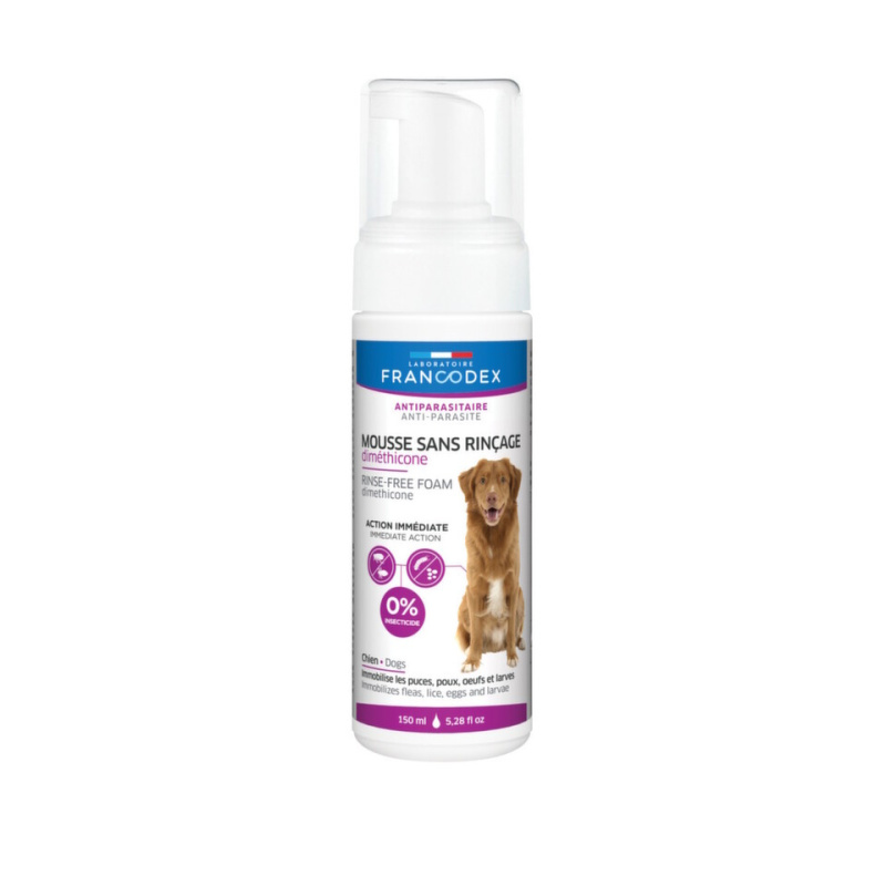 Francodex Dimethicone bezoplachová pěna pes 150ml 150ml
