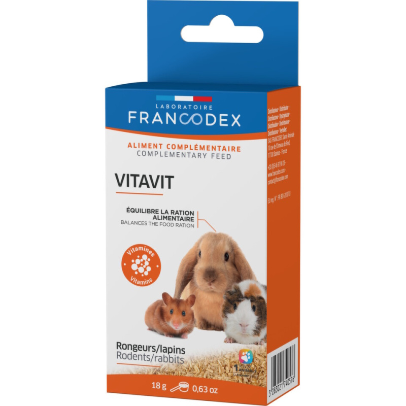 Francodex VITAVIT pro hlodavce a králíky  18g