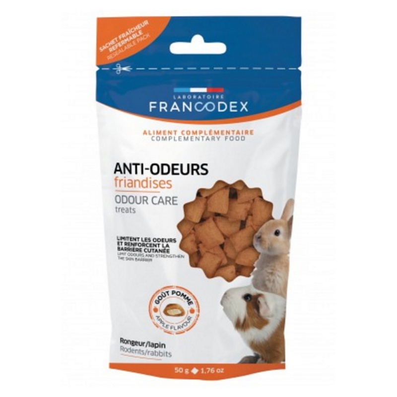 Francodex Pochoutka Odour care hlodavci  50g