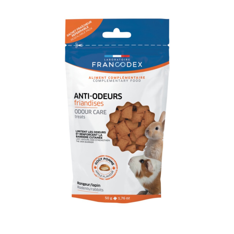 Francodex Pochoutka Odour care hlodavci  50g