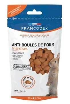 Francodex Pochoutka Hairball remedy králík  50g