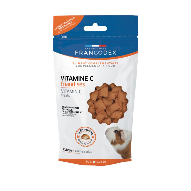 Francodex Pochoutka Vitamin C morče 50g