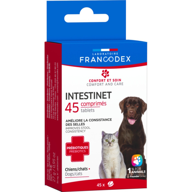 Francodex Intestinet pro psy a kočky 45tbl 45 tbl.