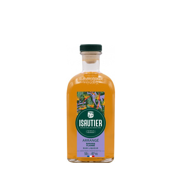 Isautier Banana Flambee 40% 0,5l (holá lahev)