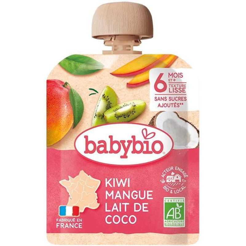 Babybio BIO Kapsička kiwi, mango a kokos