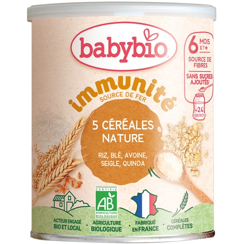 Babybio Nemléčná vícezrnná obilná kaše 220 g