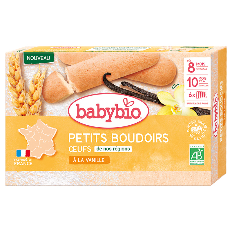 BABYBIO Vanilkové piškoty 120 g