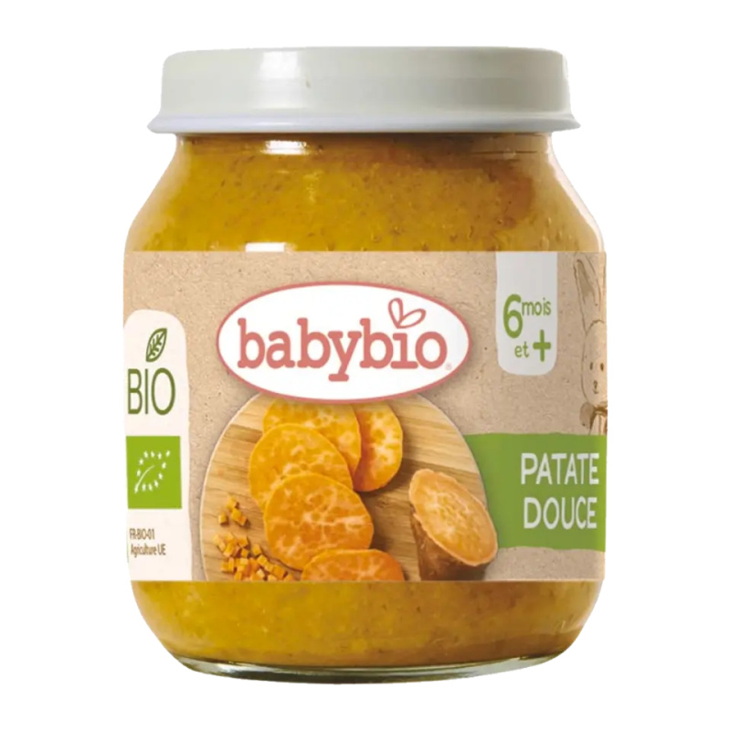 BABYBIO Sladké brambory BIO 4m+ 130 g