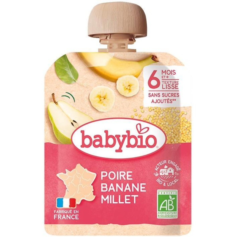 Babybio BIO Kapsička, hruška, banán a proso