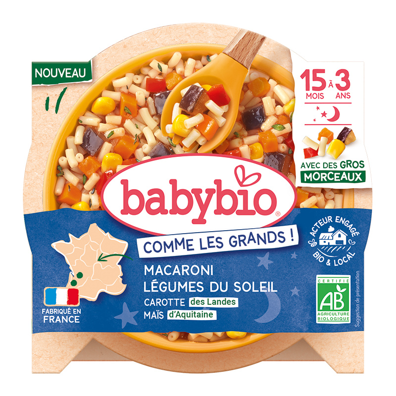 BABYBIO Makaróny s letní zeleninou 200 g
