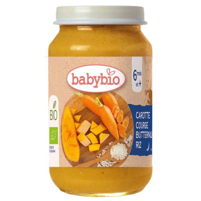 Babybio BIO Mrkev dýně a rýže