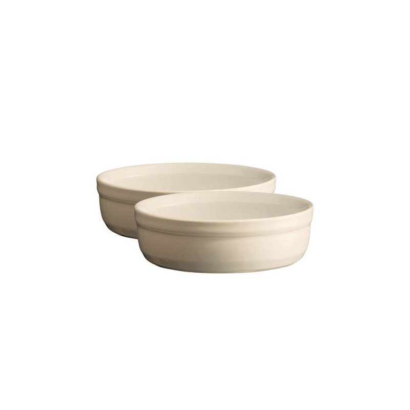 Emile Henry Miska créme brulée, Ø 12 cm, 2 ks, slonová kost 024013