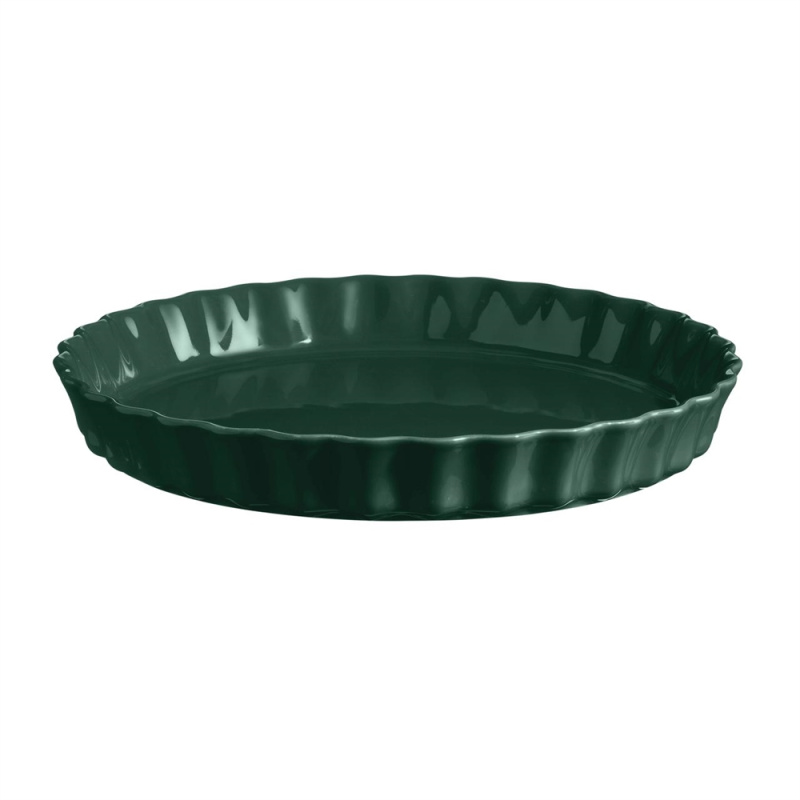 Emile Henry Koláčová forma, Ø 29,5 cm, cedrově zelená 076031