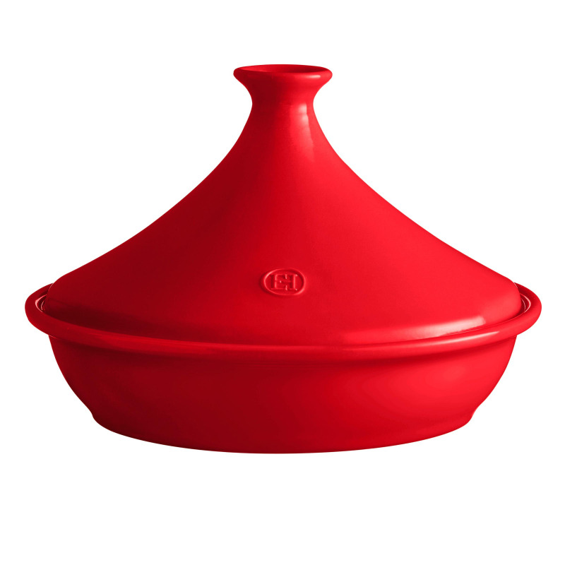 Emile Henry Keramický hrnec tajine Flame Colorama, Ø 32 cm, třešňově červená 335532