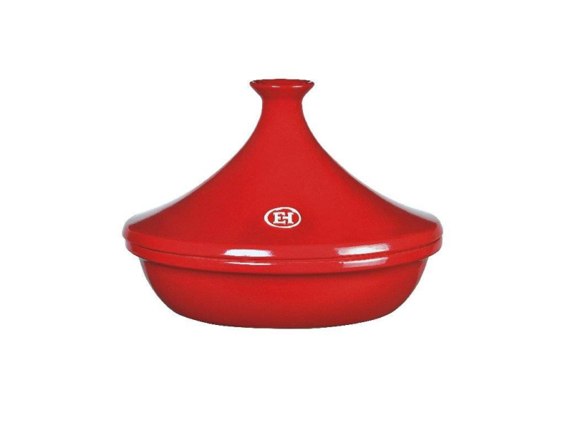 Emile Henry Keramický hrnec tajine Flame, Ø 27 cm, granátová 345626