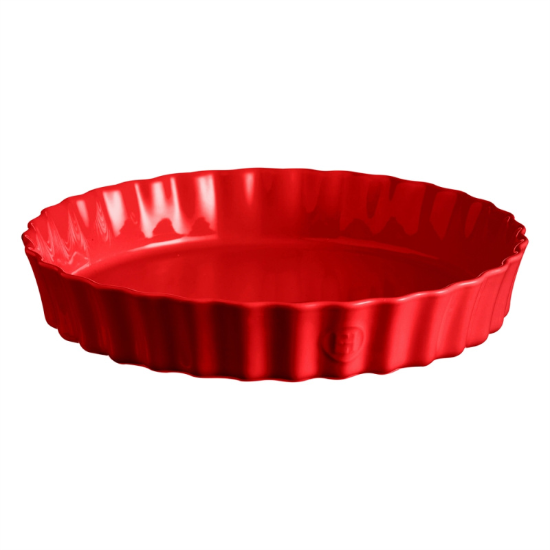 Emile Henry Hluboká koláčová forma, Ø 32 cm, granátová 346032