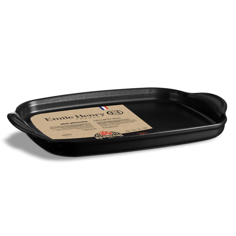 Emile Henry Grilovací tác na maso a zeleninu BBQ, 42,5 x 27,5 cm 717547