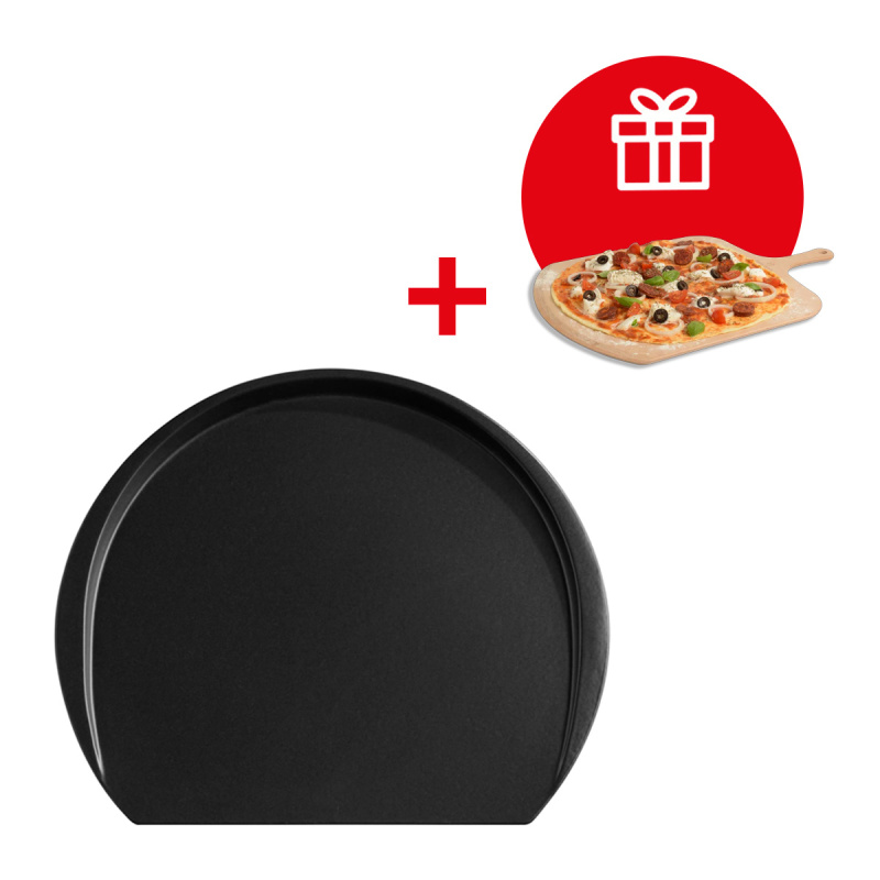 Emile Henry Keramický pizza kámen do trouby i na gril Pizza Station, 42 x 35 cm 717642 