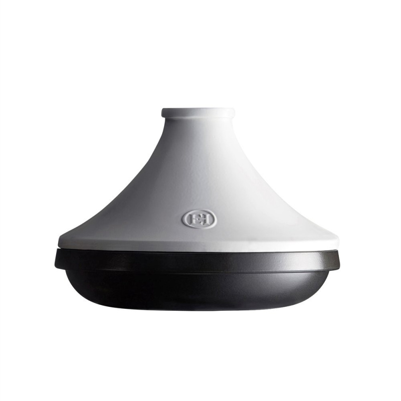Emile Henry Keramická tajine na indukci Delight, břidlicová s bílým víkem, Ø 26 cm  779567