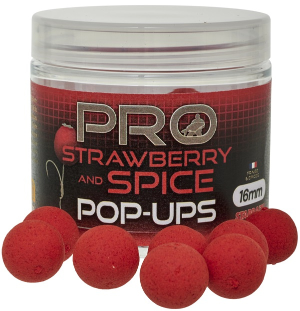 Starbaits pop up pro strawberry spice 50 g - 12 mm