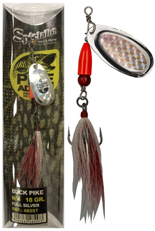 Pezon&michel třpytka buck pike full silver - 18 g