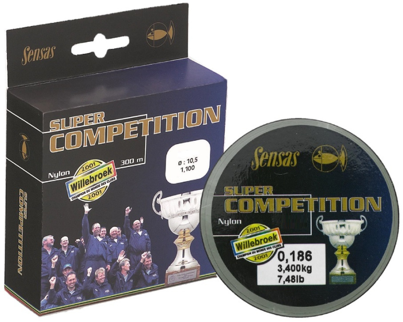 Sensas vlasec super competition 50 m - 0,165 mm 2,85 kg