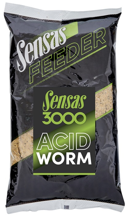 Sensas krmítková směs 3000 feeder acid worm 1 kg