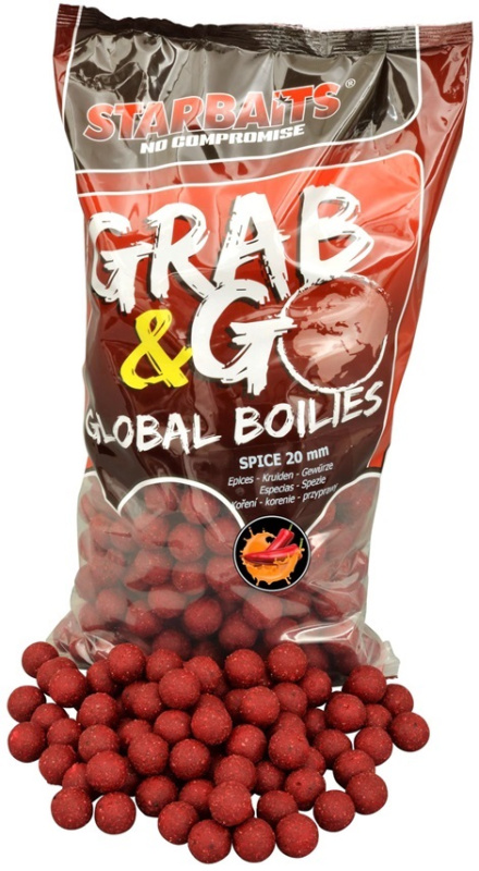 Starbaits boilies g&g global spice - 2,5 kg 24 mm