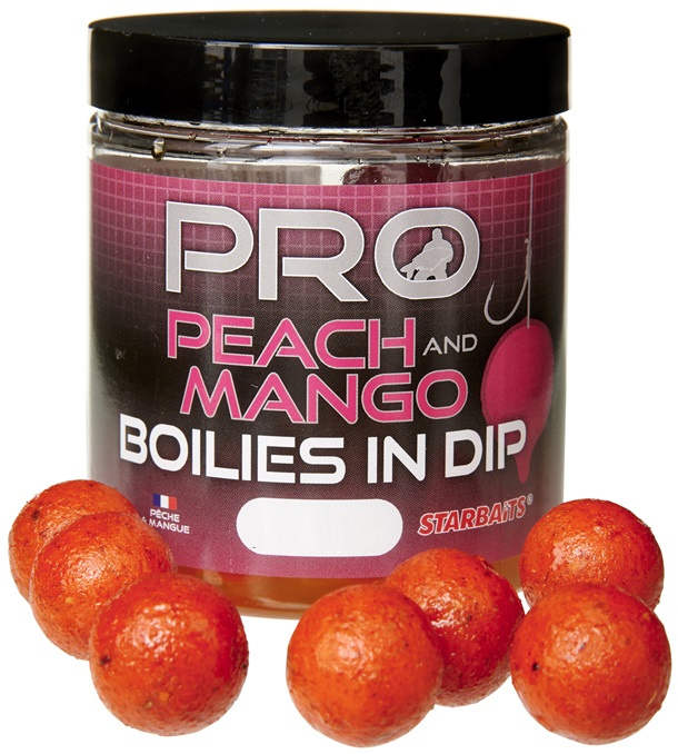 Starbaits boilies in dip probiotic peach mango 150 g - 20 mm