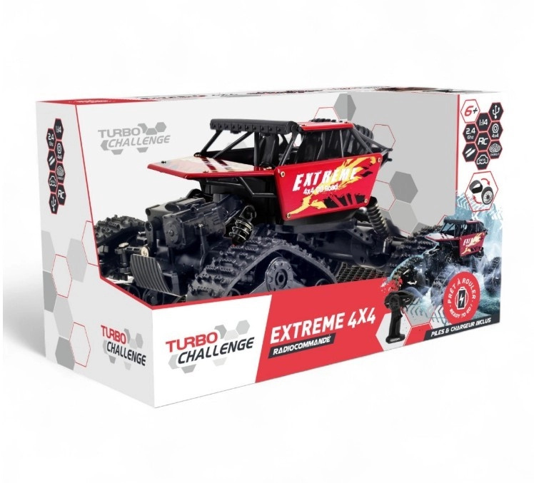 RC auto Turbo Challenge Extreme 4x4 s vyměnitelnými koly