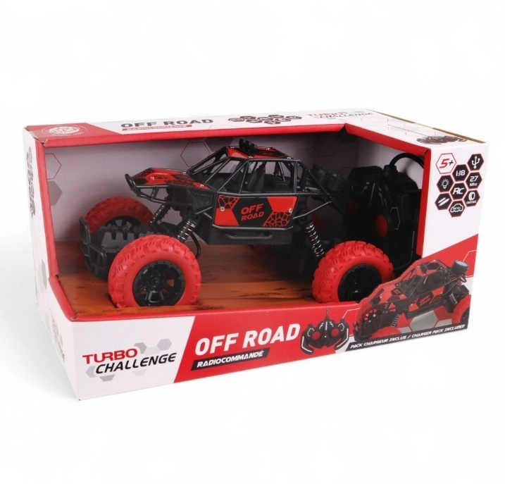 RC buggy TURBO CHALLENGE 1:18 s odpružením a LED osvětlením