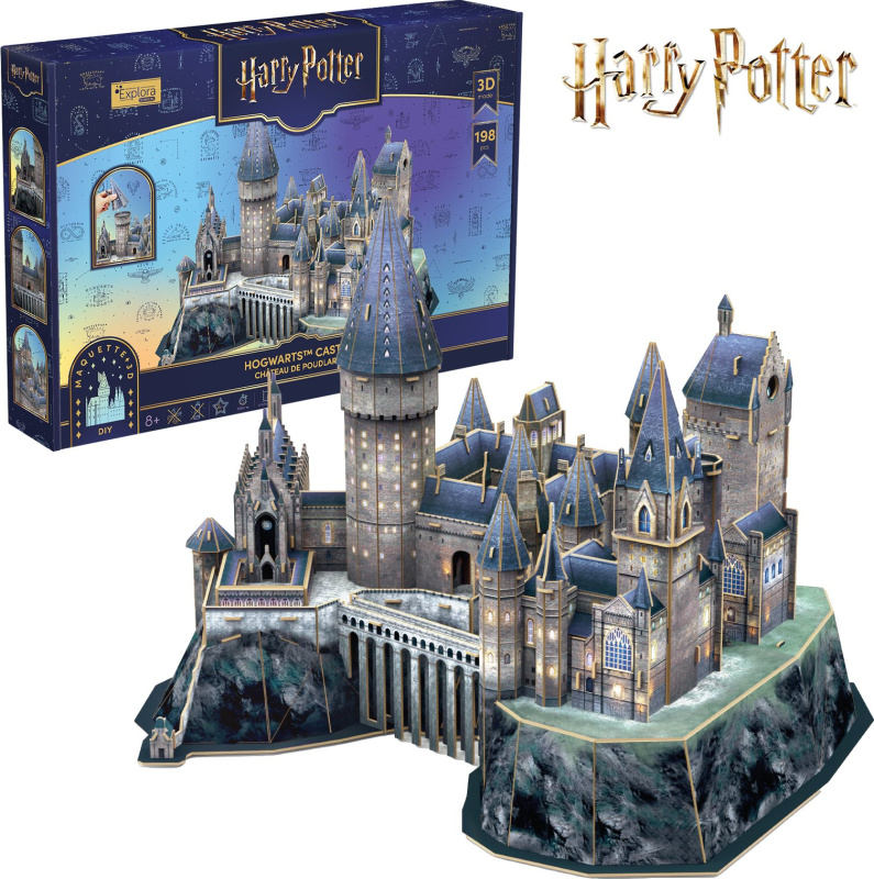 3D puzzle CubicFun  Harry Potter: Bradavický hrad 198 dílků