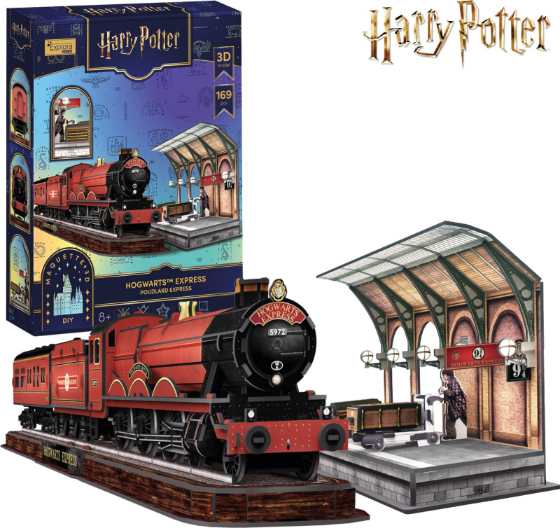 3D puzzle CubicFun  Harry Potter: Bradavický express 169 dílků