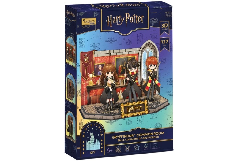 3D puzzle CubicFun  Harry Potter: Nebelvírská společenská místnost 113 dílků