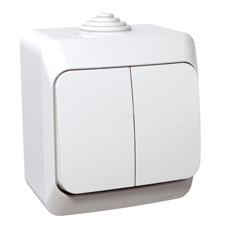 Přepínač sériový řazení 5 Schneider Cedar Plus bílá