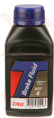 Brzdová kapalina DOT4 250 ml, TRW PFB425