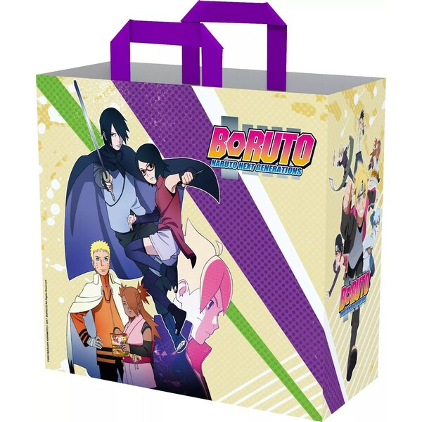 Konix Boruto: Naruto Next Generations Shopping Bag Characters Taška Béžová