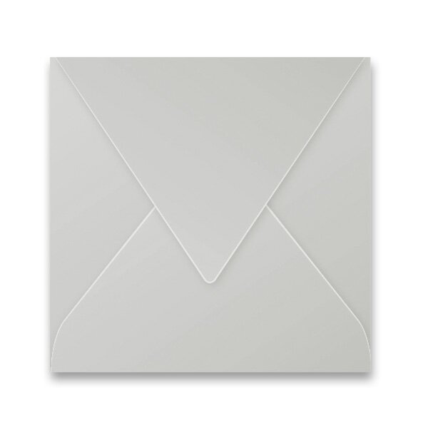 Barevná obálka Clairefontaine 165 × 165 mm, olizová, 20 ks stříbrná