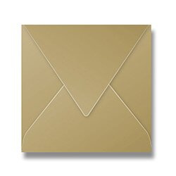 Barevná obálka Clairefontaine 165 × 165 mm, olizová, 20 ks zlatá