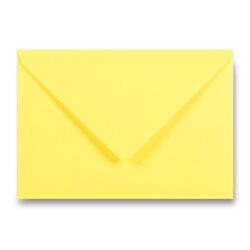 Barevná obálka Clairefontaine, A5, olizová, 20 ks žlutá