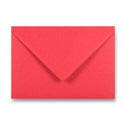 Barevná obálka Clairefontaine, A5, olizová, 20 ks červená